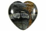 1.7" Polished Picasso Marble Hearts - Utah - Photo 2